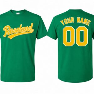 Roseland Kelly Green Gold Cotton T-Shirt