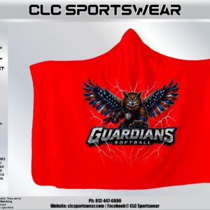 Guardians Hooded Blanket (Red)