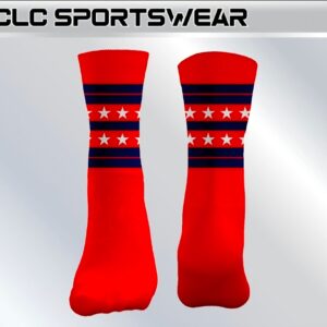 Guardians Game Socks (Red/Navy Stars)