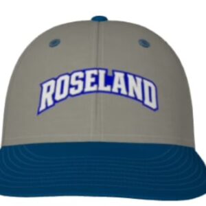 Roseland Gray Royal Blue Cap