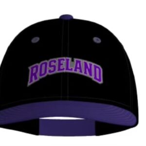 Roseland Black Purple Two-Tone Cap