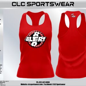 Red Alert Red Racerback Tank Top