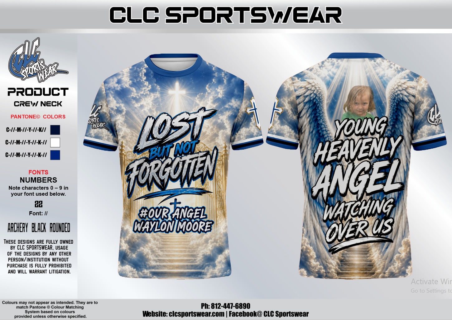 Lost But Not Forgotten – Waylon Moore Memorial Jersey