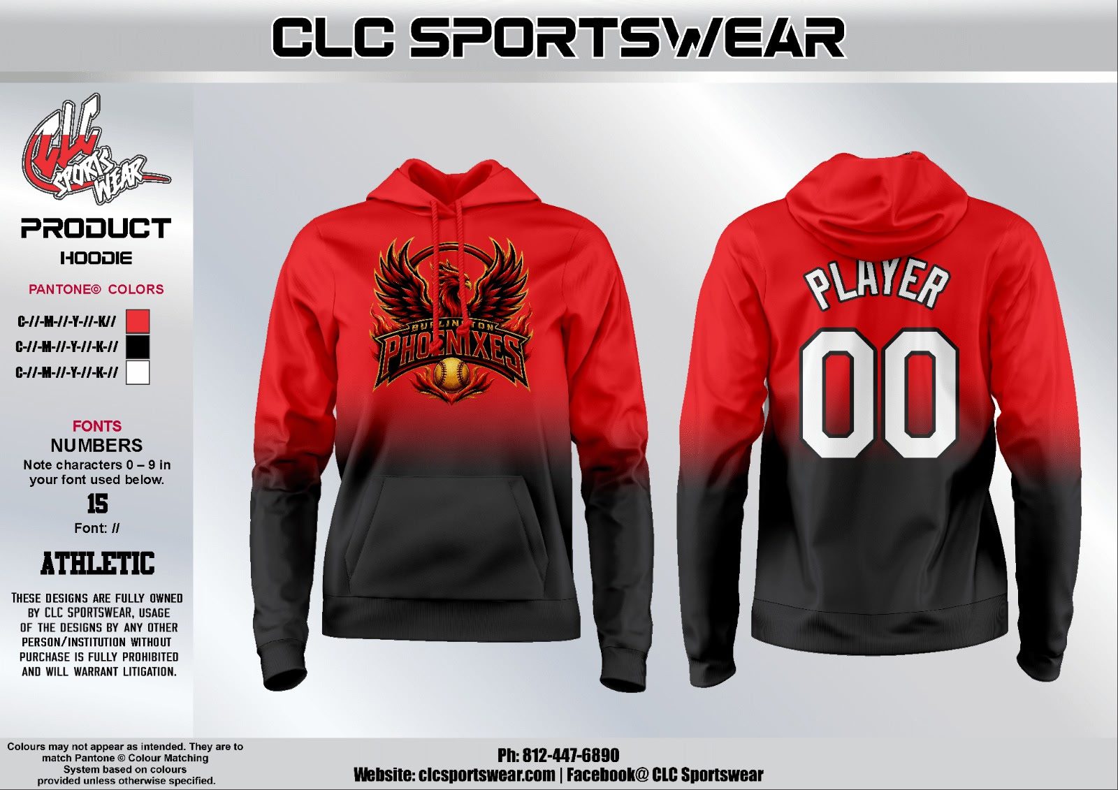 Burlington Phoenixes Hoodie